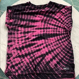 DKNY sport tie dye oversized top